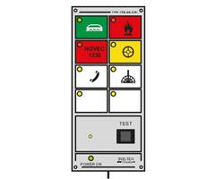 ITS06CR24VDC14779 Inelth ITS-06-CR-24VDC Light panel type ITS-06-CR 24vDC w/6 symbols i.a.t. I-14779